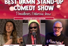 Best Damn Stand-Up Comedy Show – Valentine’s Day Edition ❤️February 14, 2025 – Celebrate Love with Laughter!