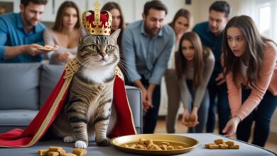 Funny Cat News: Local Cat Declares Himself King of the Living Room