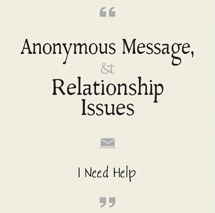 Anonymous message